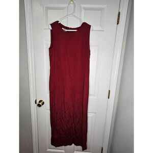 Talbots Size 14 Red Maxi Dress